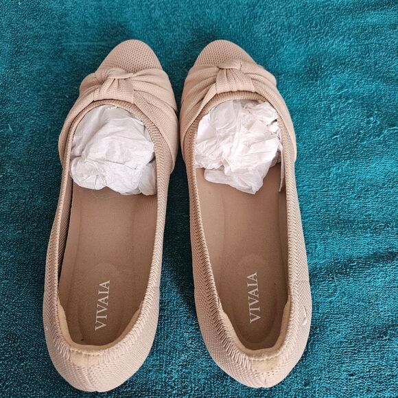 Vivaia Almond-Toe Knotted Flats (Bibi) - Picture 3 of 10